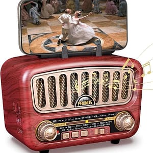 Retro bluetooth radio
