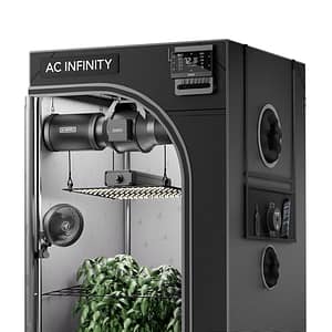 AC Infinity Advance Grow System Compact 2x2, 1-plantenkit, wifi-geïntegreerd, geautomatiseerde ventilatie, circulatie, tijdschema, volledig spectrum, Samsung LM301H led-groeilicht, 2000D Mylar-tent