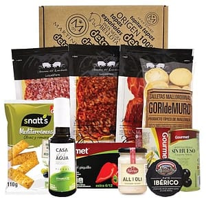 Geschenkdoos, Spaans geschenk I Tapas I Cadeau voor fijnproevers en Spanje-fans, Pata negra