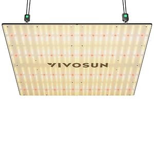 VIVOSUN VS4000 Led-groeilicht met LM301 diodes en merkbestuurder, dimbare zonachtige volledige spectrumlampen met glazen voor zaailingen, groenten en bloemen, kweeklamp voor 4x4/5x5 tent