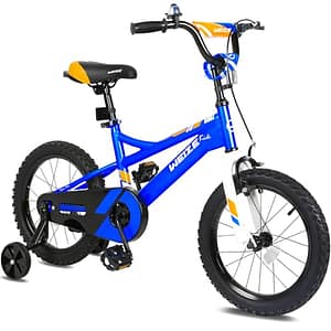 WEIZE Kinderfiets, 16 18 20 inch kinderfiets voor jongens meisjes van 4-12 jaar oud, rijderhoogte 38-60 inch, terugtraprem, meerdere kleuropties